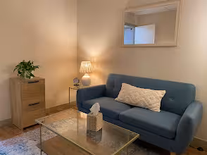 Seating area of the Navigate Therapy office in North Palm Beach